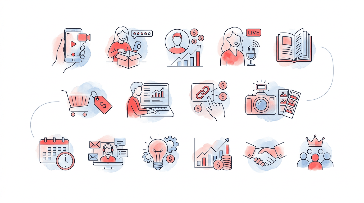 15 Social Media Side Hustles You Can Start Today (Ranked by Effort)