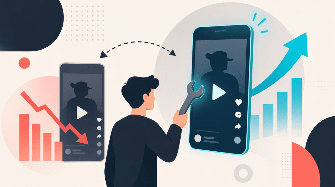 Fix TikTok Reach Drops From Reposting Videos