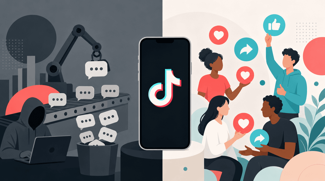 Comment Farming vs Real TikTok Engagement