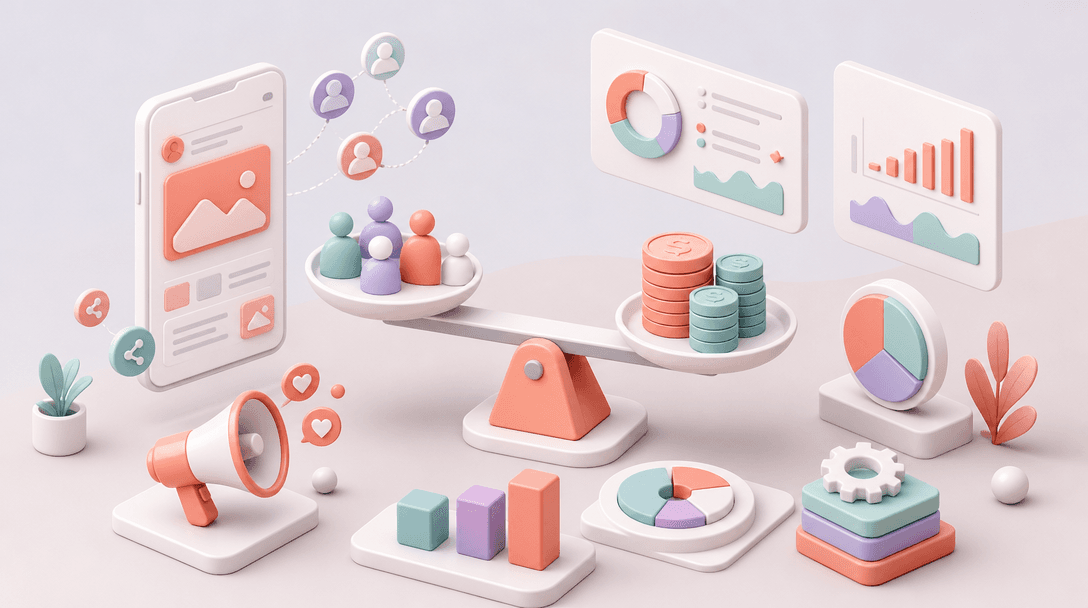 Organic Social Distribution Pricing: Real Cost Math