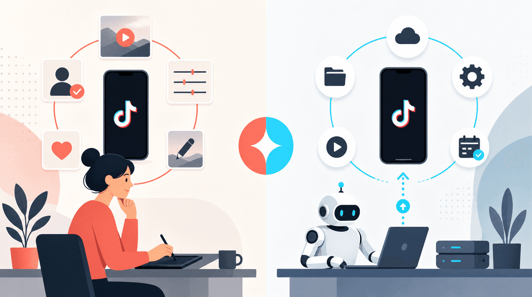 Human-in-the-Loop vs Automated TikTok Posting