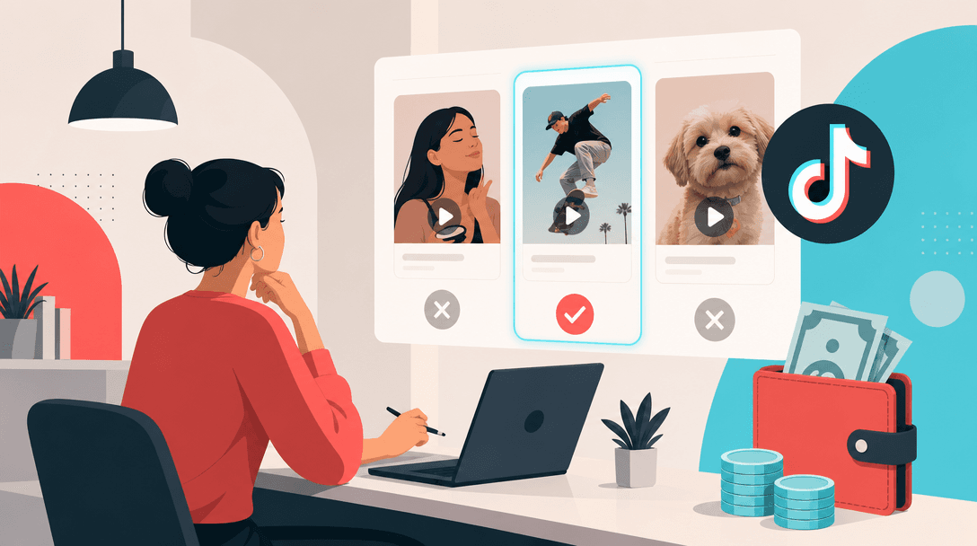 Get Paid Monthly Approving TikTok Posts