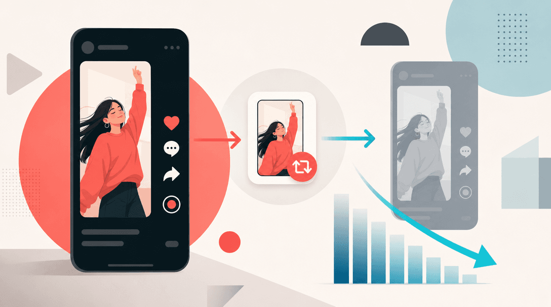 Why TikTok Reach Drops After Reposting