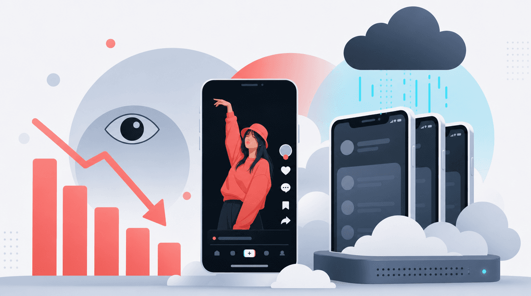 Why TikTok Reach Drops on Cloud Phones