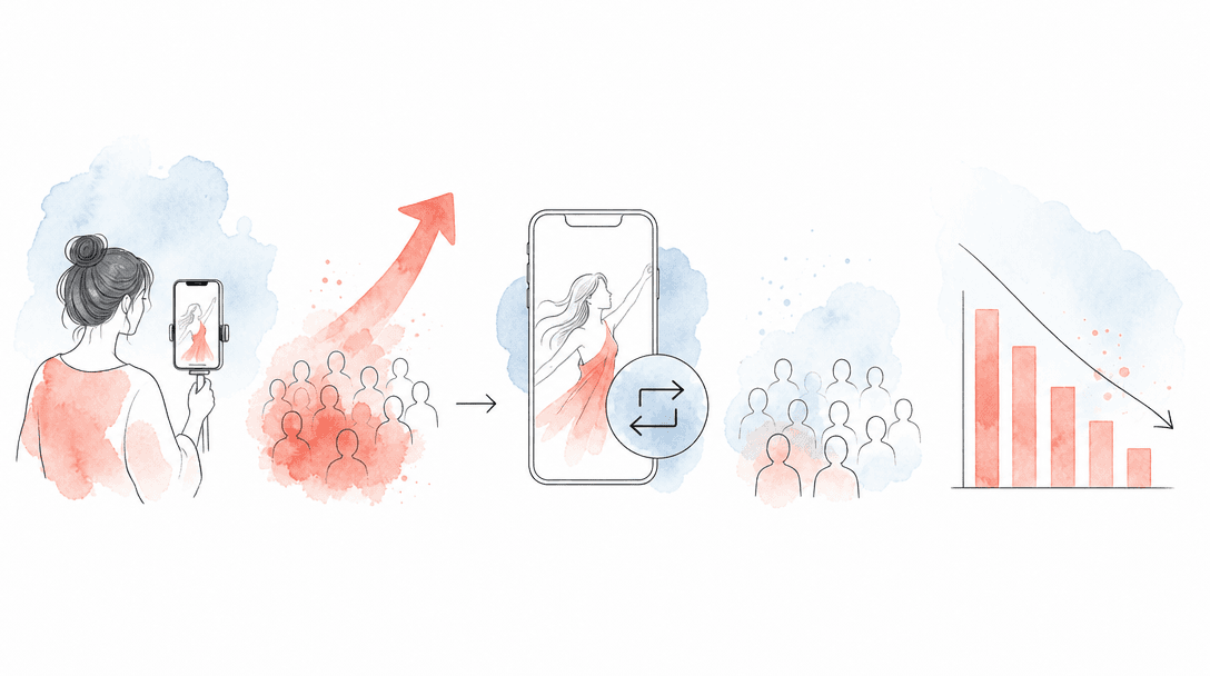 Why TikTok Views Drop After Reposting the Same Video