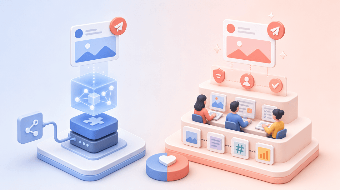 Social Posting API vs Human-in-the-Loop Stack