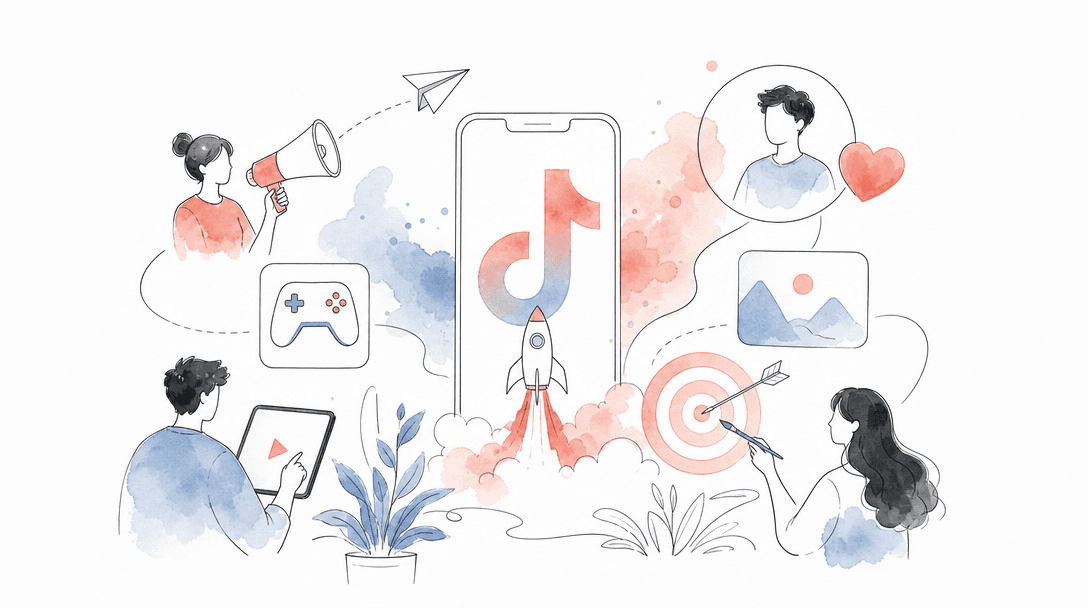 Organic TikTok Launch Strategy for Apps and Games