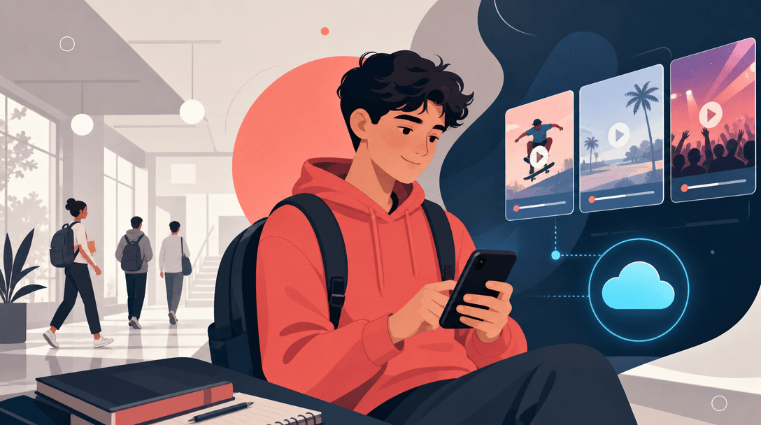 Student Phone Job: Post Videos Between Classes