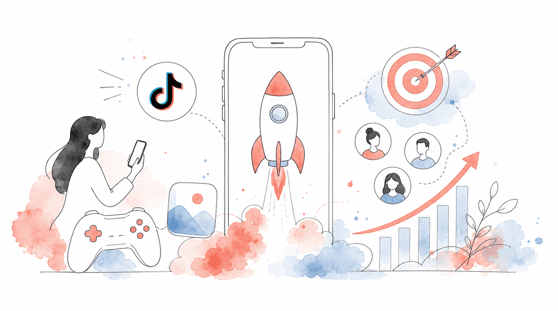 Organic TikTok Launch Strategy for Apps and Games